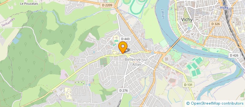 localisation de l'entreprise CALI SERVICES à BELLERIVE-SUR-ALLIER
