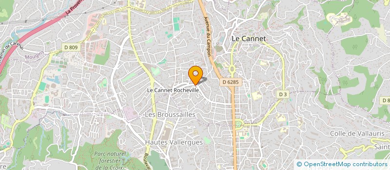localisation de l'entreprise CALIA ENERGY à LE CANNET