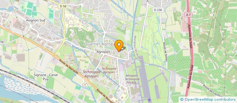 localisation de l'entreprise CALIA IMMO  CAVAILLON