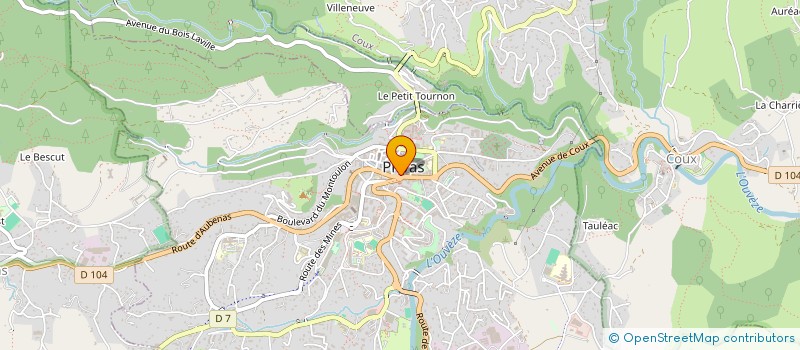 localisation de l'entreprise CALIAM  PRIVAS