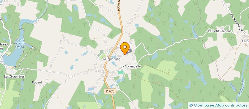 localisation de l'entreprise CALIANE SCI  NONTRON