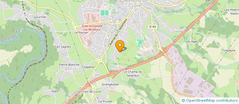 localisation de l'entreprise CALIAU  MONISTROL-SUR-LOIRE