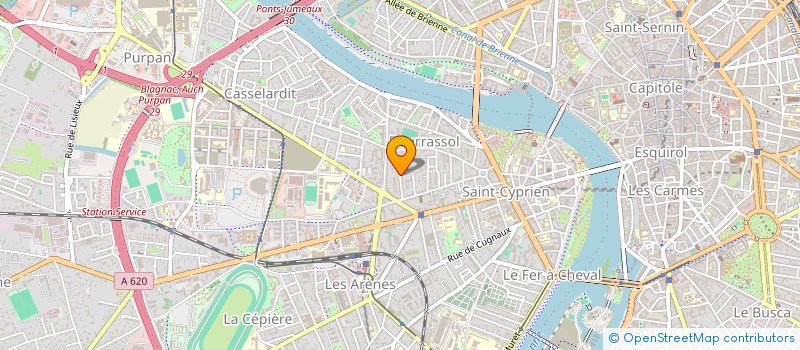 localisation de l'entreprise CALIBAN MIDI à TOULOUSE