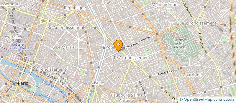 localisation de l'entreprise CALIBRA  PARIS