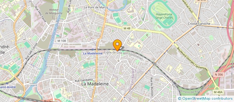 localisation de l'entreprise CALIBRE & REMACLE à MARCQ-EN-BARŒUL
