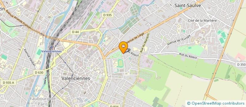 localisation de l'entreprise CALIBRE W  VALENCIENNES