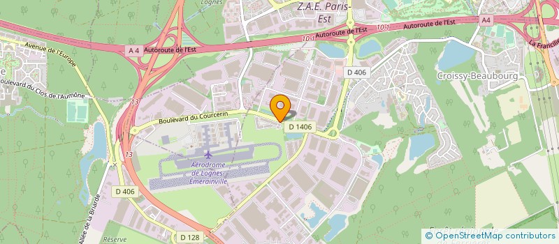 localisation de l'entreprise CALIBROUTILS à CROISSY-BEAUBOURG