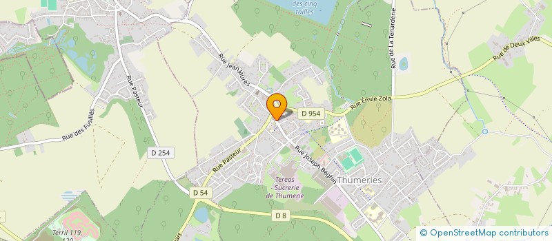 localisation de l'entreprise CALICANIN  THUMERIES