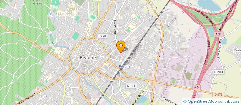 localisation de l'entreprise CALICE & CIE à BEAUNE