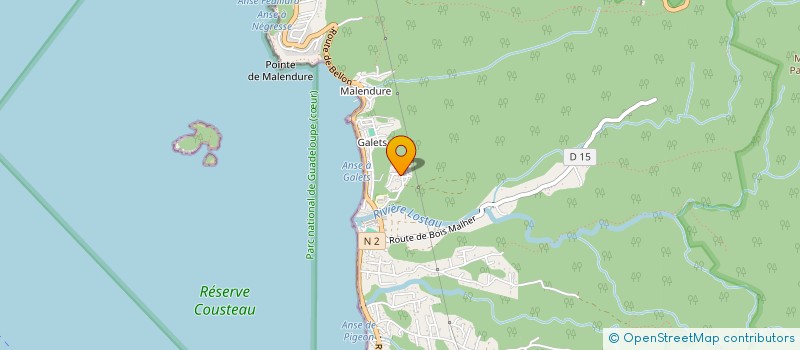 localisation de l'entreprise CALICE D'ARGENT à BOUILLANTE