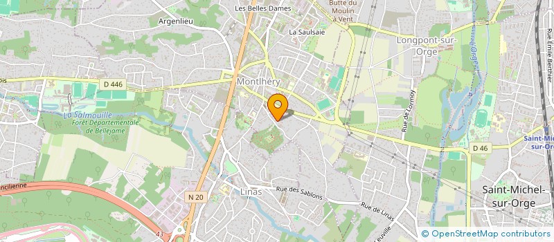 localisation de l'entreprise CALICE ENA  MONTLHERY