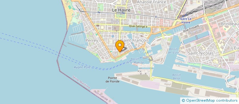 localisation de l'entreprise CALICE & MANDIBULE à LE HAVRE