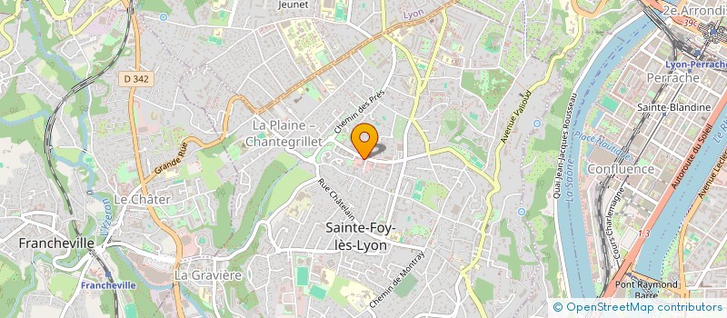 localisation de l'entreprise CALICEO NOISY LE GRAND  SAINTE-FOY-LES-LYON
