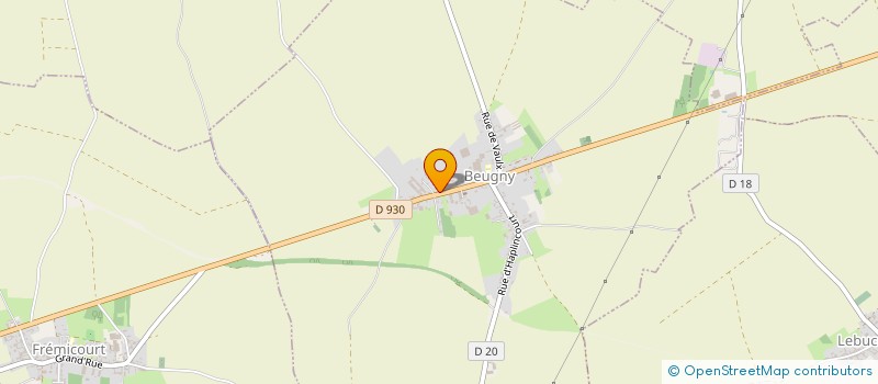 localisation de l'entreprise CALICIS GRARD  HAPLINCOURT