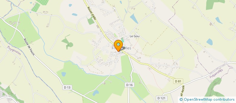 localisation de l'entreprise CALICOTS  SALIES