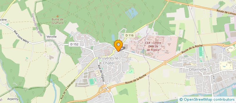 localisation de l'entreprise CALICOUSTIQUE à BRUYERES-LE-CHATEL