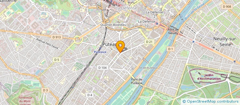 localisation de l'entreprise CALIDAD  PUTEAUX