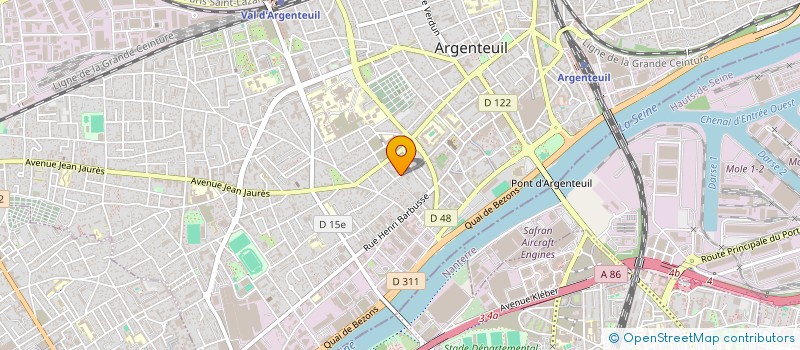 localisation de l'entreprise CALIDAD VTC  ARGENTEUIL