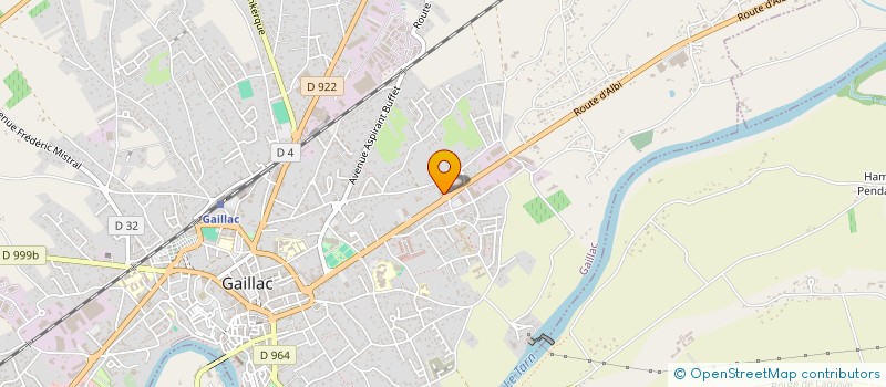 localisation de l'entreprise CALIDECO à GAILLAC