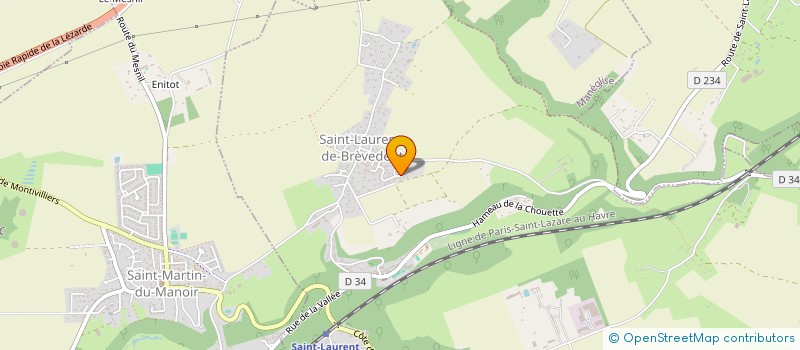 localisation de l'entreprise CALIE INVESTISSEMENT  SAINT-LAURENT-DE-BREVEDENT