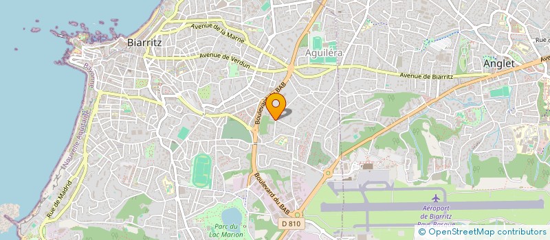 localisation de l'entreprise CALIELI BASTILLA à BIARRITZ