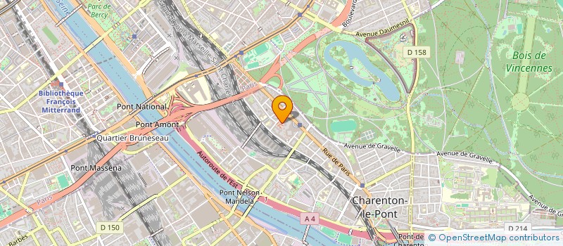 localisation de l'entreprise CALIENTE  CHARENTON-LE-PONT