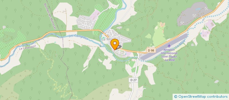 localisation de l'entreprise CALIEVA  LA MOLE