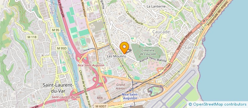 localisation de l'entreprise CALIFER à NICE