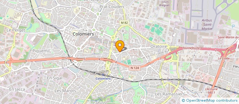 localisation de l'entreprise CALIFORNIA à COLOMIERS