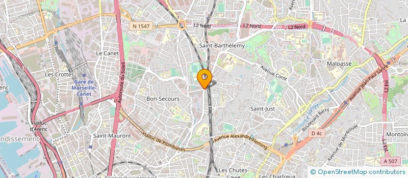 localisation de l'entreprise CALIFORNIA AUTO à MARSEILLE