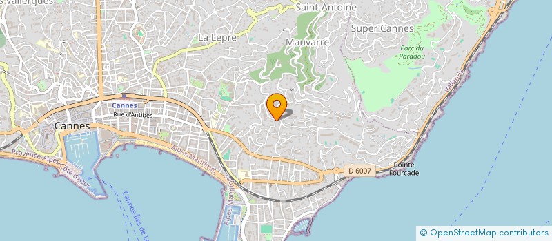 localisation de l'entreprise CALIFORNIA DREAM à CANNES