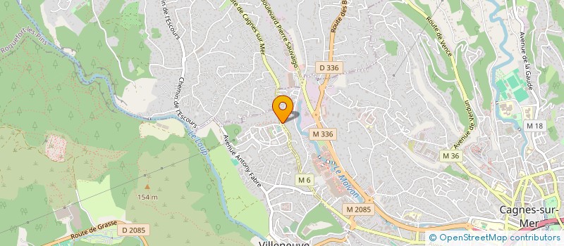 localisation de l'entreprise CALIFORNIA EVENTS à CAGNES-SUR-MER