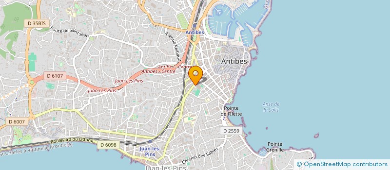 localisation de l'entreprise CALIFORNIA GAMES à ANTIBES