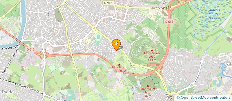 localisation de l'entreprise CALIFORNIA GROUP  AGDE