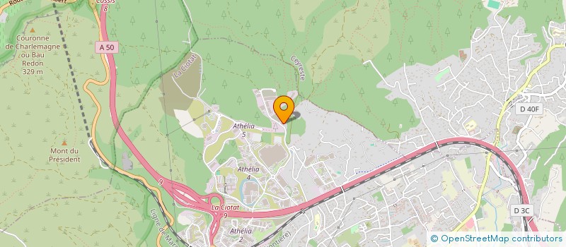 localisation de l'entreprise CALIFORNIA IMMOBILIER  LA CIOTAT