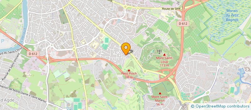 localisation de l'entreprise CALIFORNIA IMMOBILIER à AGDE