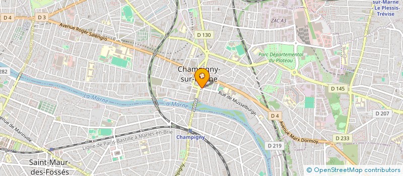 localisation de l'entreprise CALIFORNIA SUSHI CHAMPIGNY à CHAMPIGNY-SUR-MARNE