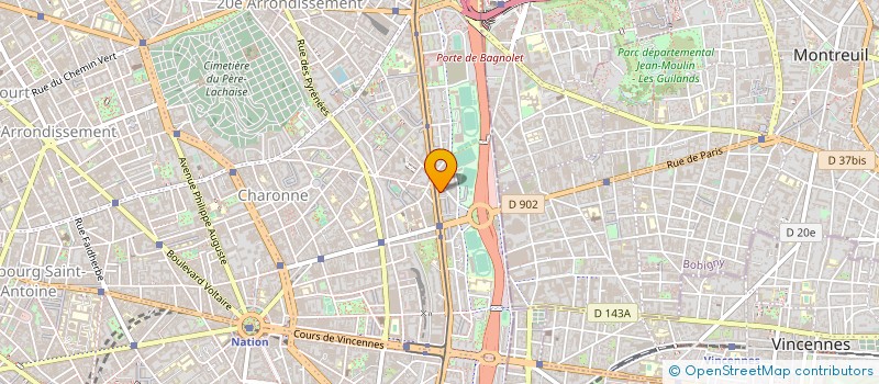 localisation de l'entreprise CALIFORNIA VIDEO à PARIS