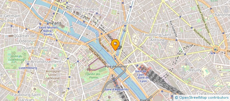 localisation de l'entreprise CALIGA à PARIS