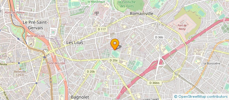localisation de l'entreprise CALIGARI FILMS à BAGNOLET