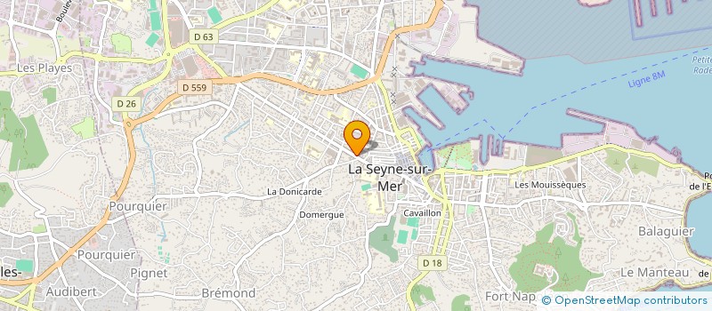 localisation de l'entreprise CALIGNIAT à LA SEYNE-SUR-MER