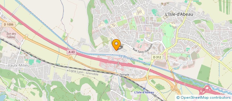 localisation de l'entreprise CALIK IMMOBILIER  L'ISLE-D'ABEAU