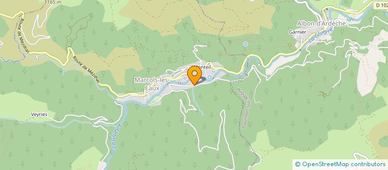 localisation de l'entreprise CALILO  MARCOLS-LES-EAUX