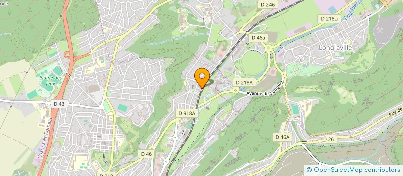 localisation de l'entreprise CALIMA à LONGWY