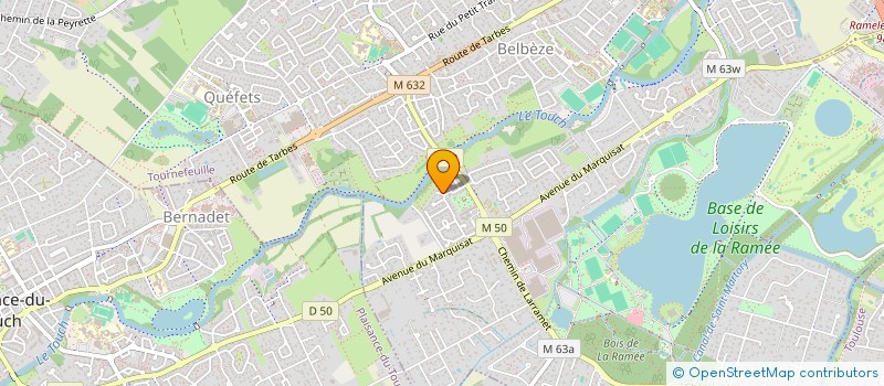 localisation de l'entreprise CALIMED ASSO  TOURNEFEUILLE