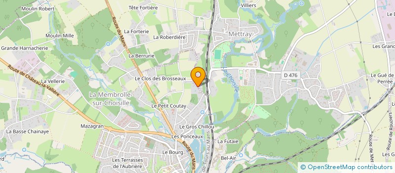 localisation de l'entreprise CALIMERO  METTRAY