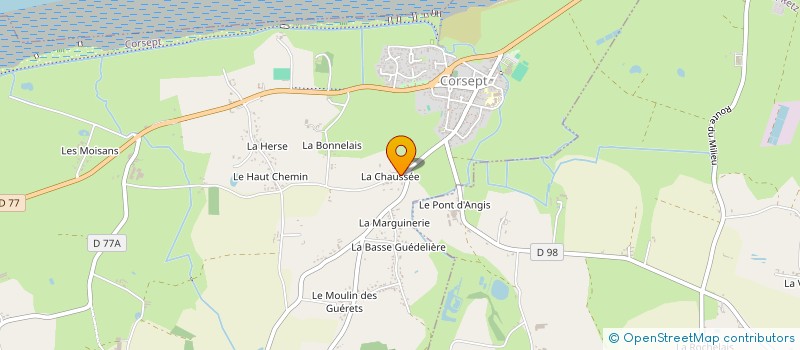 localisation de l'entreprise CALIMERO  CORSEPT