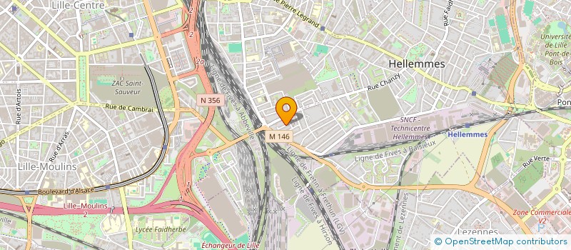 localisation de l'entreprise CALIMMO à LILLE