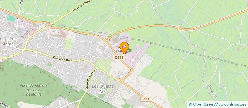 localisation de l'entreprise CALIN'ACTION2  SAINT-JEAN-DE-MONTS