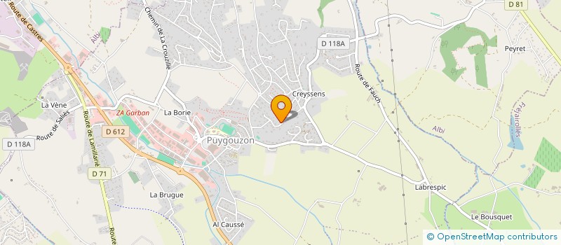 localisation de l'entreprise CALIN14  CUNAC